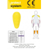 OCHRANIACZ BIODER PRO-TEC SW-267 YELLOW OS (2 SZTUKI)