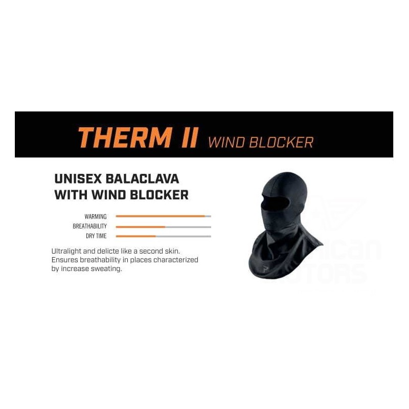 KOMINIARKA TERMOAKTYWNA REBELHORN THERM II Z WINDSTOPPEREM BLACK/GREY