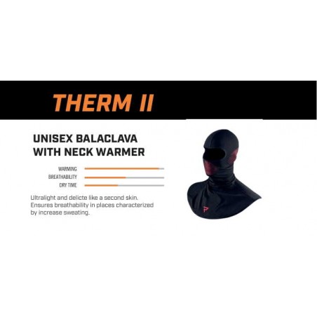 KOMINIARKA TERMOAKTYWNA REBELHORN THERM II BLACK/RED