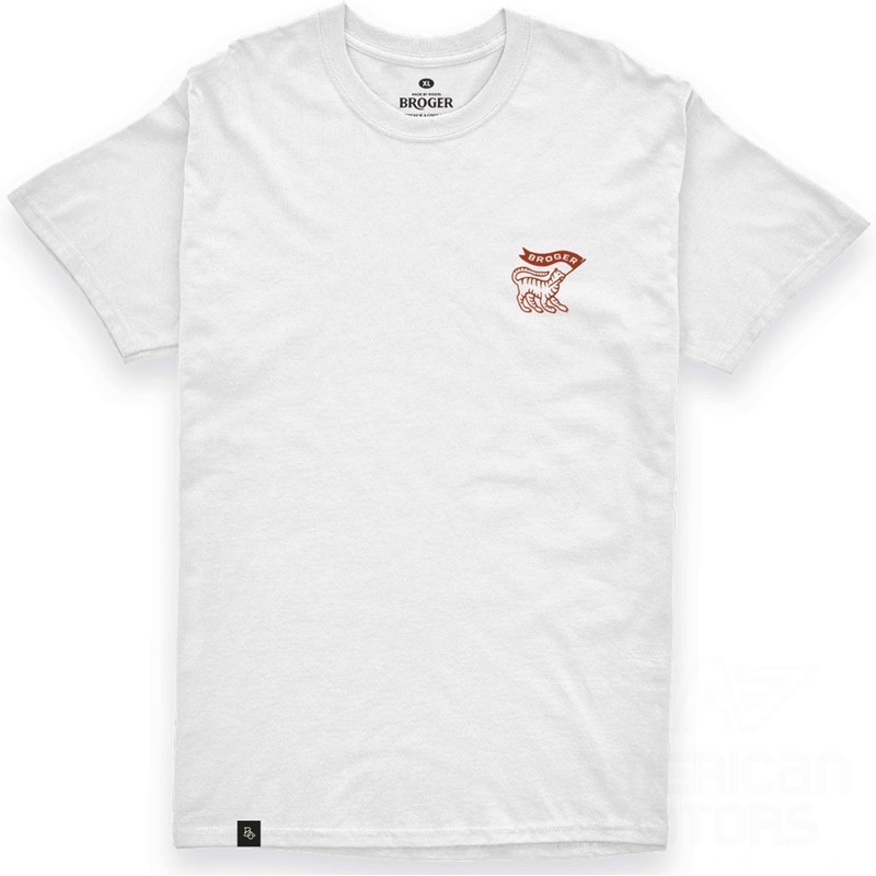 T-shirt Broger Tiger white