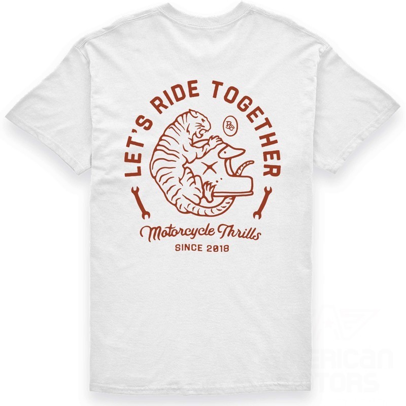 T-shirt Broger Tiger white