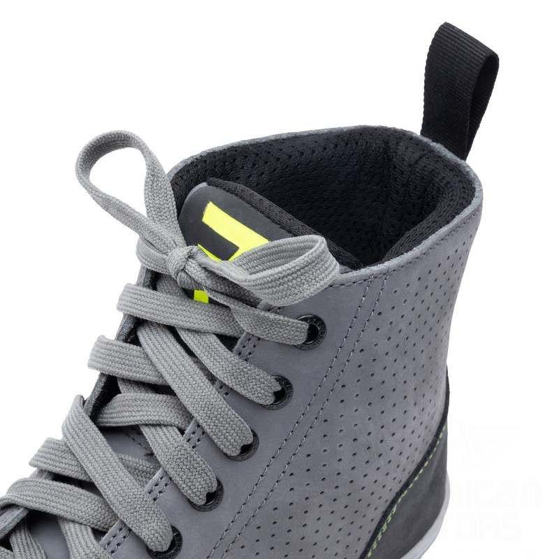 BUTY SKÓRZANE REBELHORN TRAMP II GREY/FLUO YELLOW