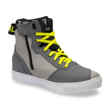 Buty skórzane Rebelhorn Vandal Mysterious grey & fluo yellow