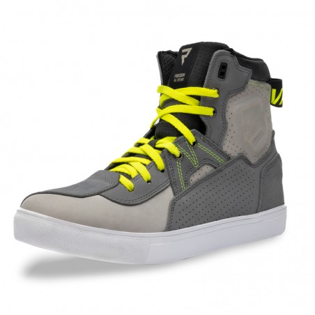 Buty skórzane Rebelhorn Vandal Mysterious grey & fluo yellow