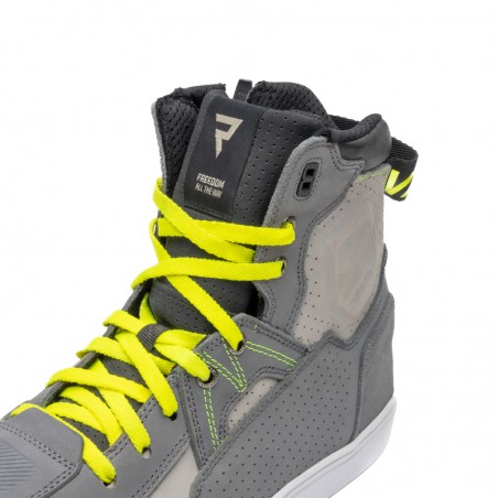 Buty skórzane Rebelhorn Vandal Mysterious grey & fluo yellow