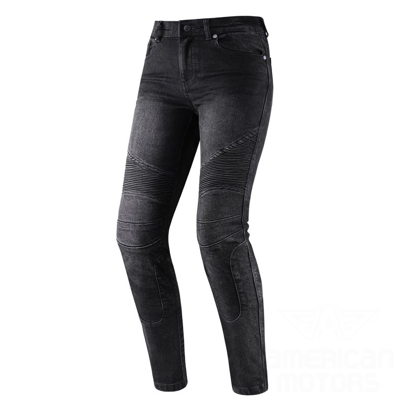 SPODNIE JEANS REBELHORN VANDAL LADY DENIM WASHED BLACK