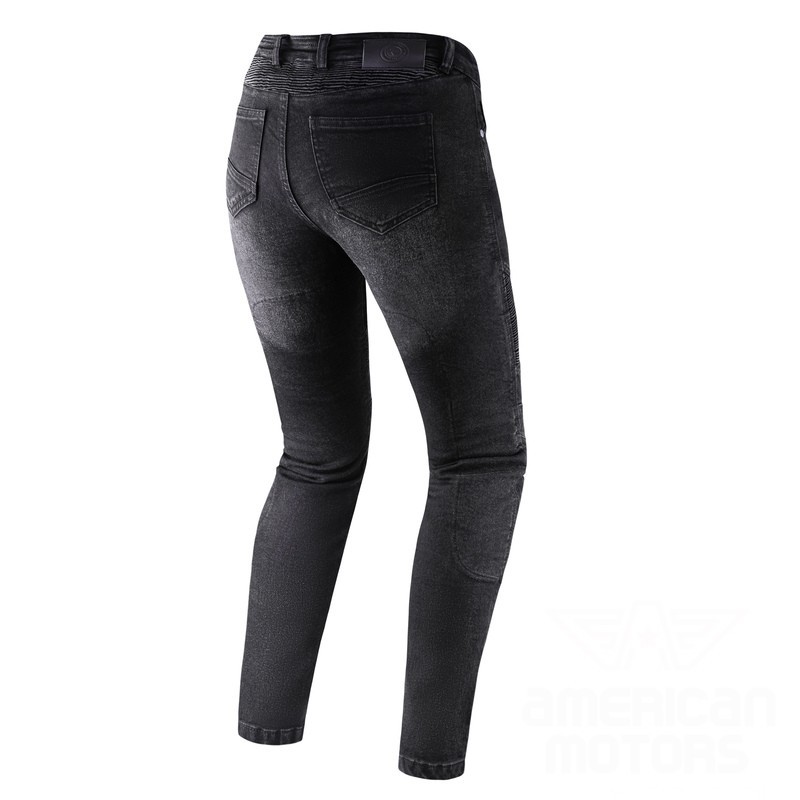 SPODNIE JEANS REBELHORN VANDAL LADY DENIM WASHED BLACK