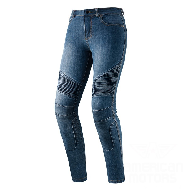 SPODNIE JEANS REBELHORN VANDAL LADY DENIM WASHED BLUE