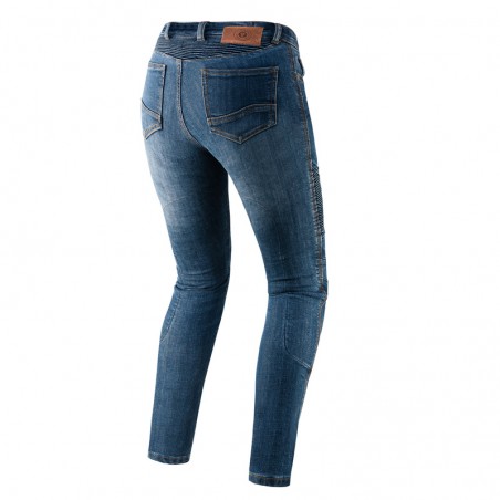 SPODNIE JEANS REBELHORN VANDAL LADY DENIM WASHED BLUE