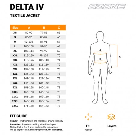 KURTKA TEKSTYLNA OZONE DELTA IV BLACK