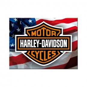 Magnes Harley-Davidson USA Logo