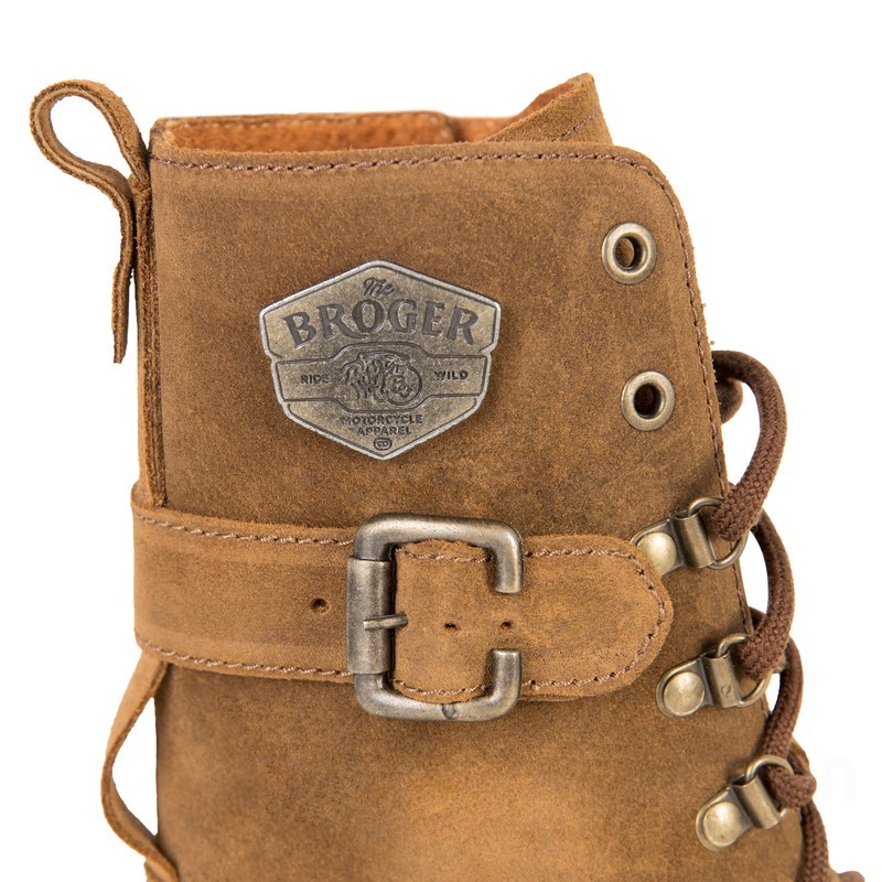 Buty skórzane Broger Ohio cognac