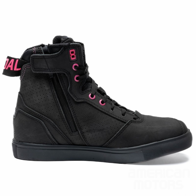 Buty skórzane Rebelhorn Vandal black & pink