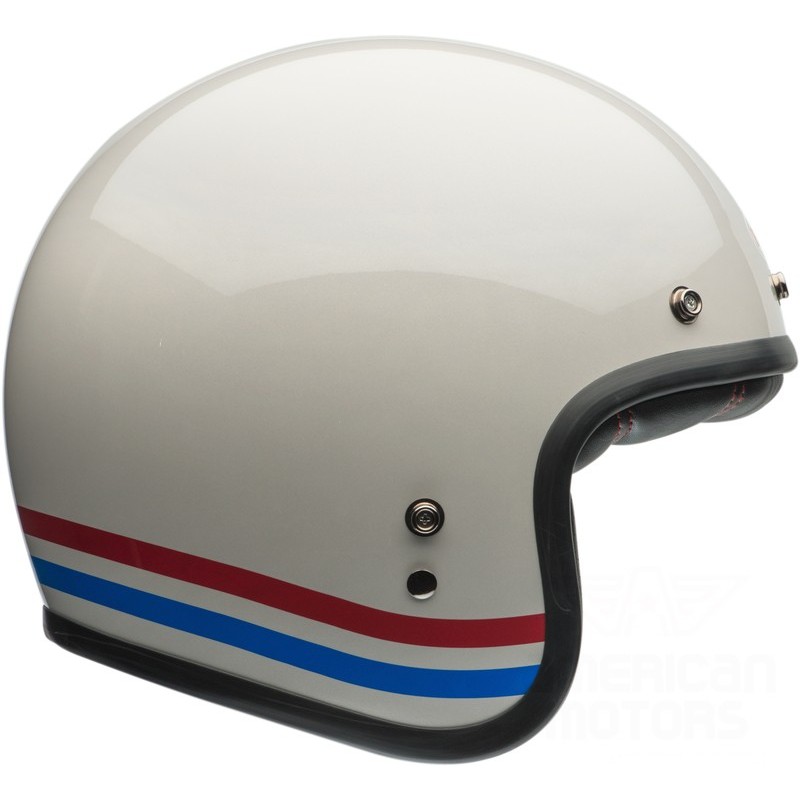 KASK BELL CUSTOM 500 STRIPES PRL PEARL WHITE