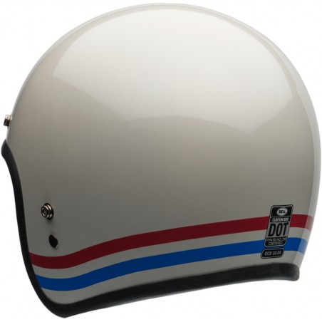 KASK BELL CUSTOM 500 STRIPES PRL PEARL WHITE