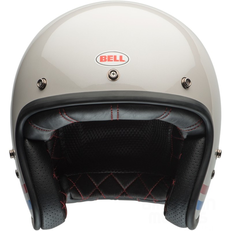 KASK BELL CUSTOM 500 STRIPES PRL PEARL WHITE