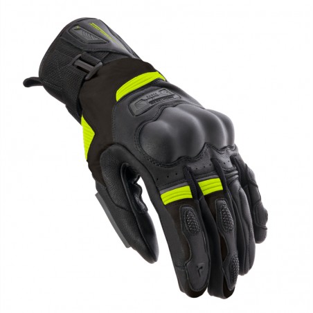 RĘKAWICE SKÓRZANE REBELHORN RANGE BLACK/ANTHRACITE/FLUO YELLOW