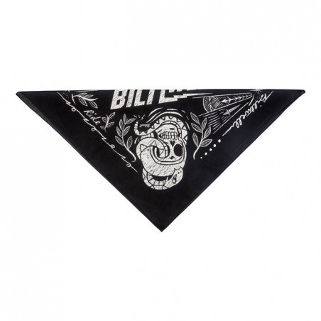 BANDANA BILTWELL COBRA SKULL CHUSTA CZARNA/BIAŁA