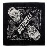 BANDANA BILTWELL COBRA SKULL CHUSTA CZARNA/BIAŁA