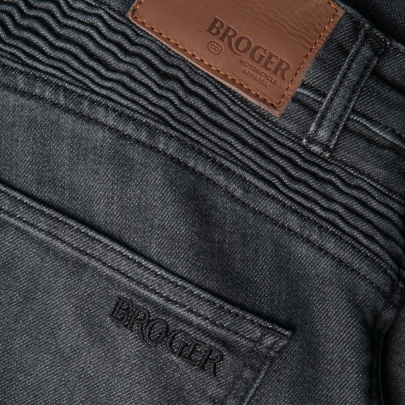 Spodnie jeans Broger Ohio tapered fit washed grey