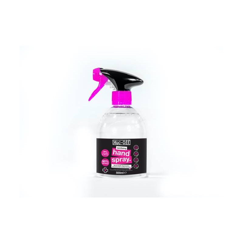 Muc-Off 20233 antybakteryjny, odkażający spray do rąk 500 ml