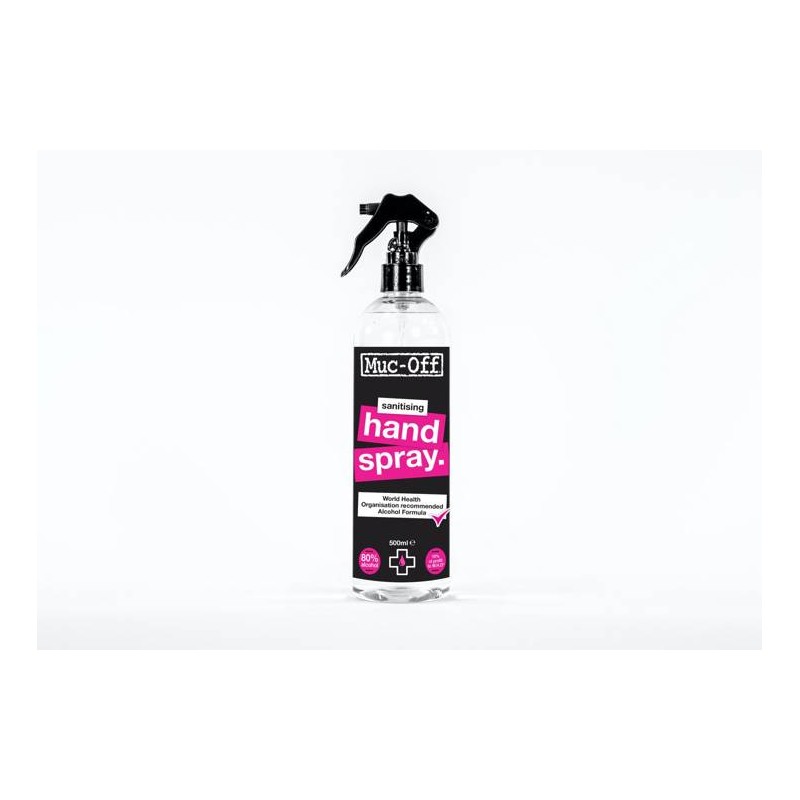 Muc-Off 20233 antybakteryjny, odkażający spray do rąk 500 ml