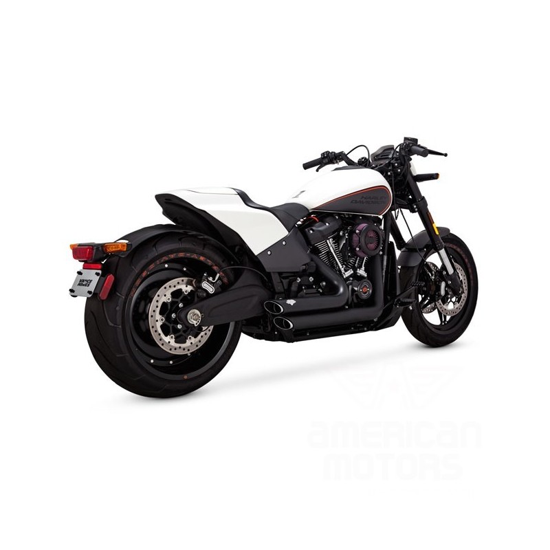 WYDECHY VANCE&HINES 2.5" SHORTSHOTS STAGGERED CZARNE