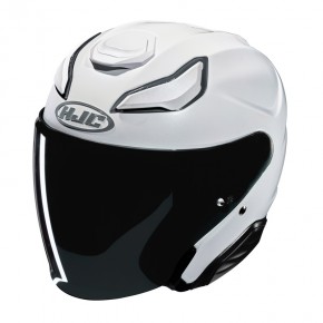 KASK HJC F31 SOLID PEARL WHITE