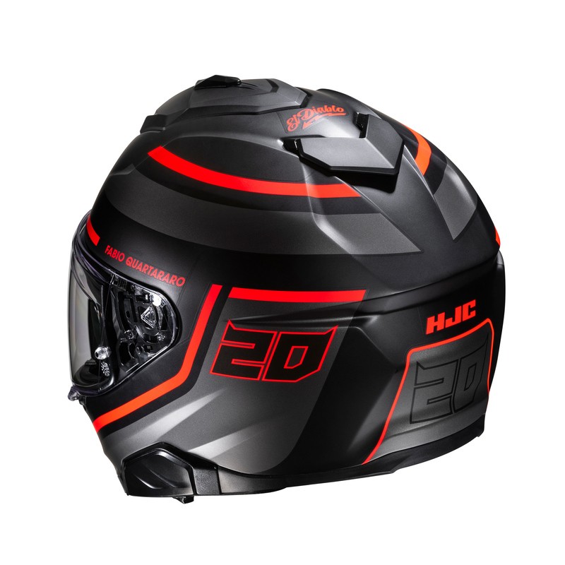 KASK HJC I71 FQ 20 BLACK/RED