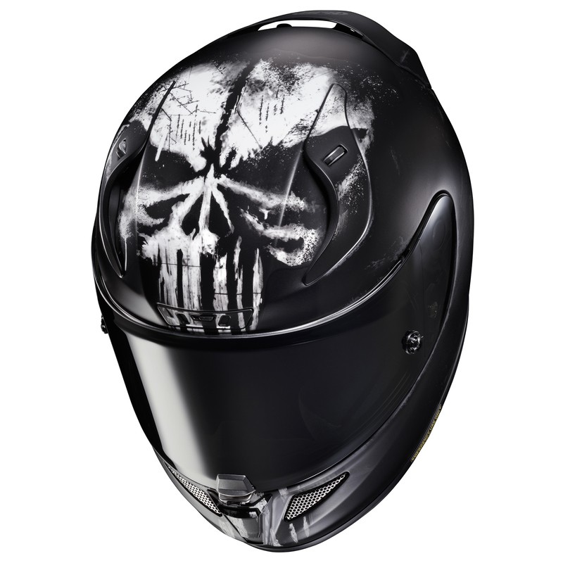 KASK HJC R-PHA-11 PUNISHER MARVEL BLACK S