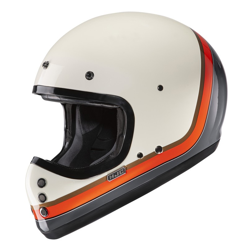 KASK HJC V60 SCOBY WHITE/ORANGE/GREY