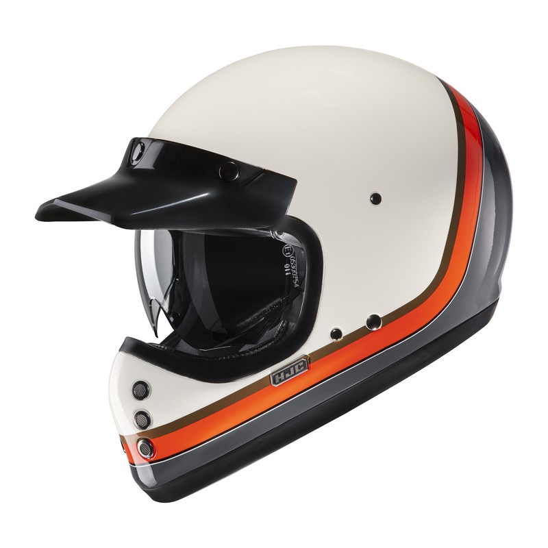 KASK HJC V60 SCOBY WHITE/ORANGE/GREY