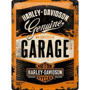 Blacha 30x40cm Harley-Davidson Garage