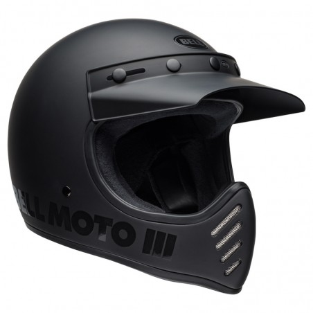 KASK BELL MOTO-3 BLACKOUT MATT/GLOSS BLACK XXL