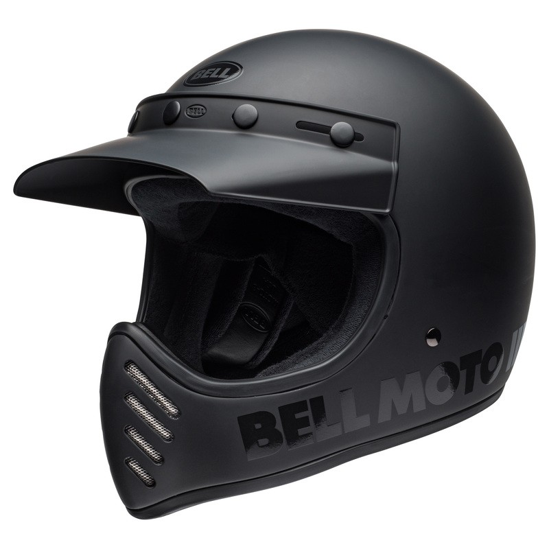 KASK BELL MOTO-3 BLACKOUT MATT/GLOSS BLACK XXL