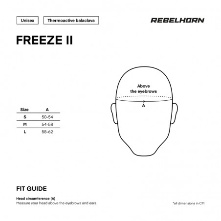 KOMINIARKA TERMOAKTYWNA REBELHORN FREEZE II BLACK