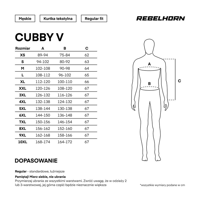 KURTKA TEKSTYLNA REBELHORN CUBBY V BLACK