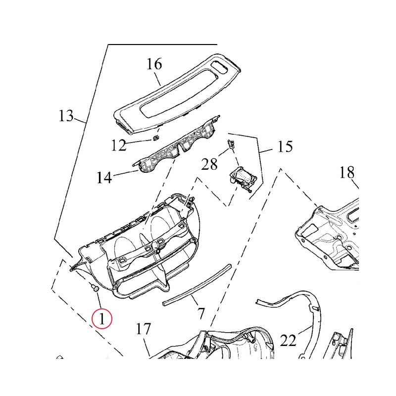 Śruba Torx OEM 2445