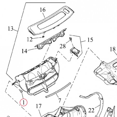 Śruba Torx OEM 2445