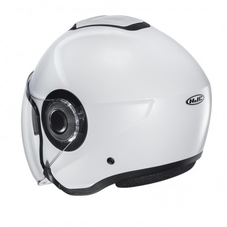 Kask HJC i40N solid semi flat pearl white