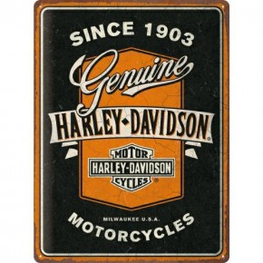 Blacha 30x40cm Harley-Davidson Genuine Motorcycles