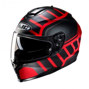 KASK HJC C70N HOLT BLACK/RED