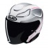 KASK HJC F31 LUDI SILVER/WHITE