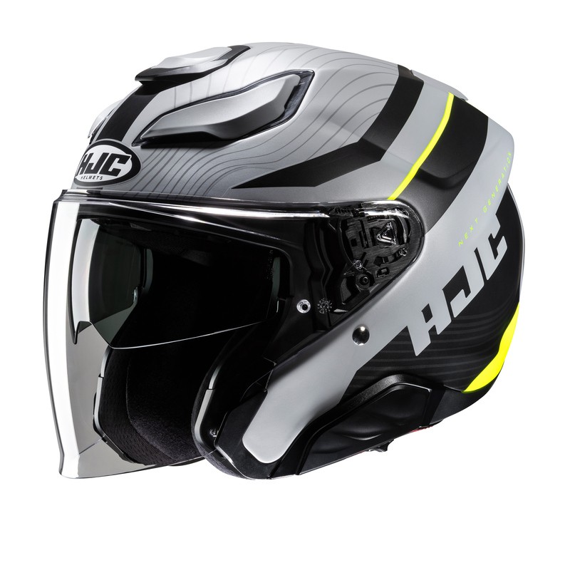 KASK HJC F31 NABY GREY/BLACK