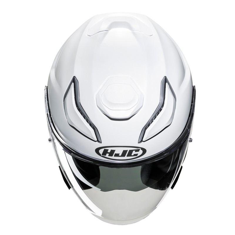 KASK HJC F31 SOLID PEARL WHITE