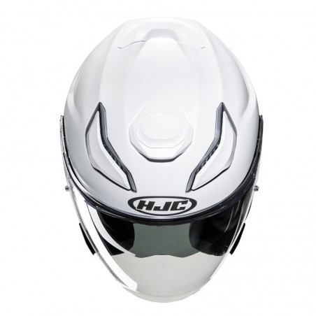 KASK HJC F31 SOLID PEARL WHITE