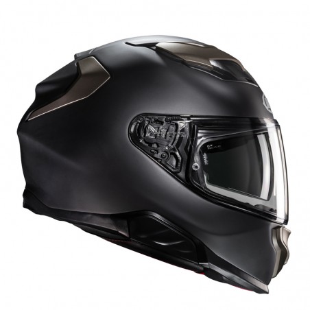 KASK HJC F71 SOLID SEMI FLAT BLACK TITANIUM