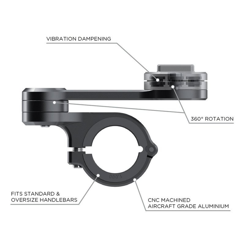 UCHWYT NA KIEROWNICĘ SP CONNECT MOTO MOUNT PRO SPC/SPC+ BLACK