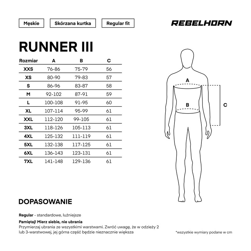 Kurtka skórzana Rebelhorn Runner III Black