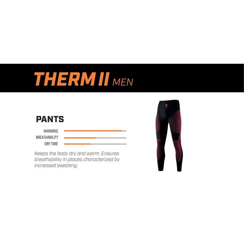 SPODNIE TERMOAKTYWNE REBELHORN THERM II BLACK/RED